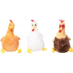 Peluche gallinas surtidas 38cm