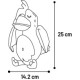 Peluche nylon pájaros surtidos 29cm