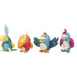 Peluche nylon pájaros surtidos 29cm