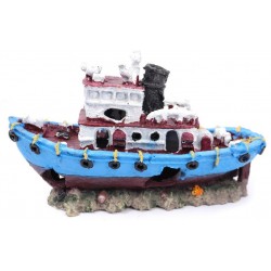Barco pesquero 28x19cm
