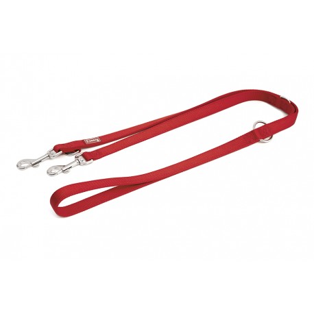 Ramal adiestramiento nylon 20mmx200cm rojo