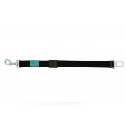 Cinturon seguridad enganche 25mmx36-56cm negro Freedog