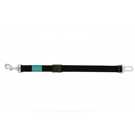 Cinturon seguridad enganche 25mmx36-56cm negro Freedog