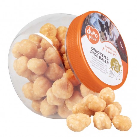 Bolitas de pollo y arroz duvo 500gr (+-100)