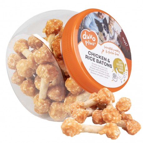 Golosina bote bastones c/pollo  500gr. (+-47 unid.)
